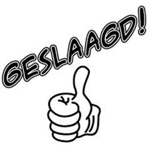 Geslaagd